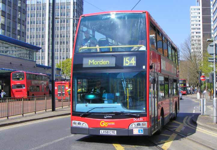 Go-Ahead London Alexander Dennis Enviro400 Optare Esteem DOE35